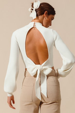 Tie Bow Sweater
