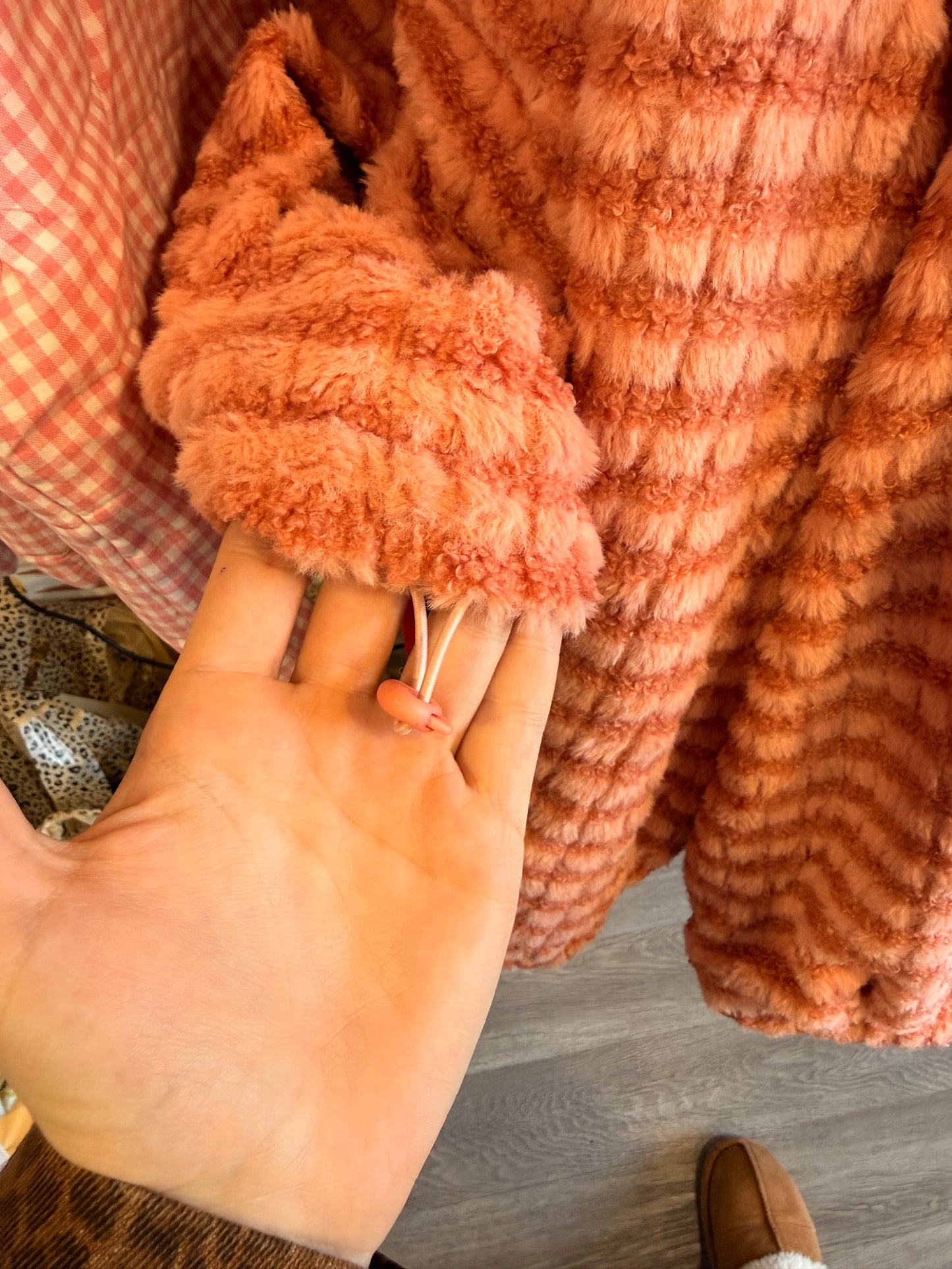 Fluffy two toned Jacket