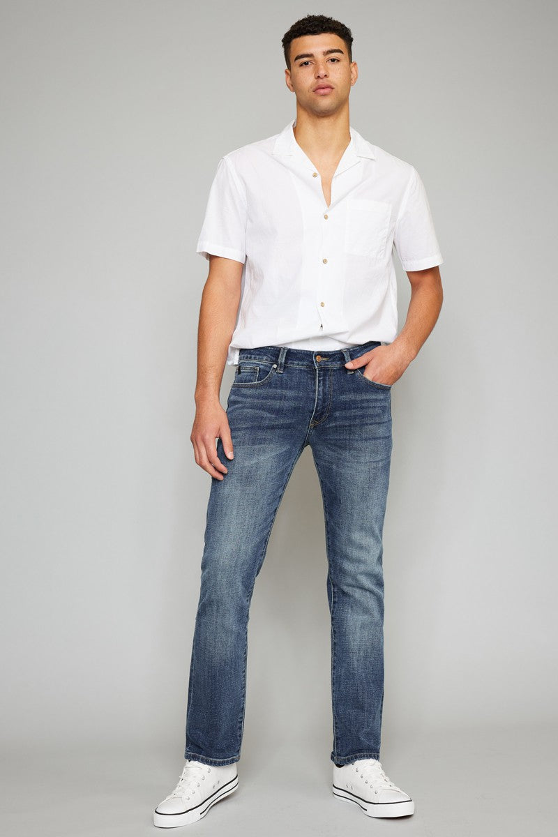 Mens Slime Straight Light Jeans