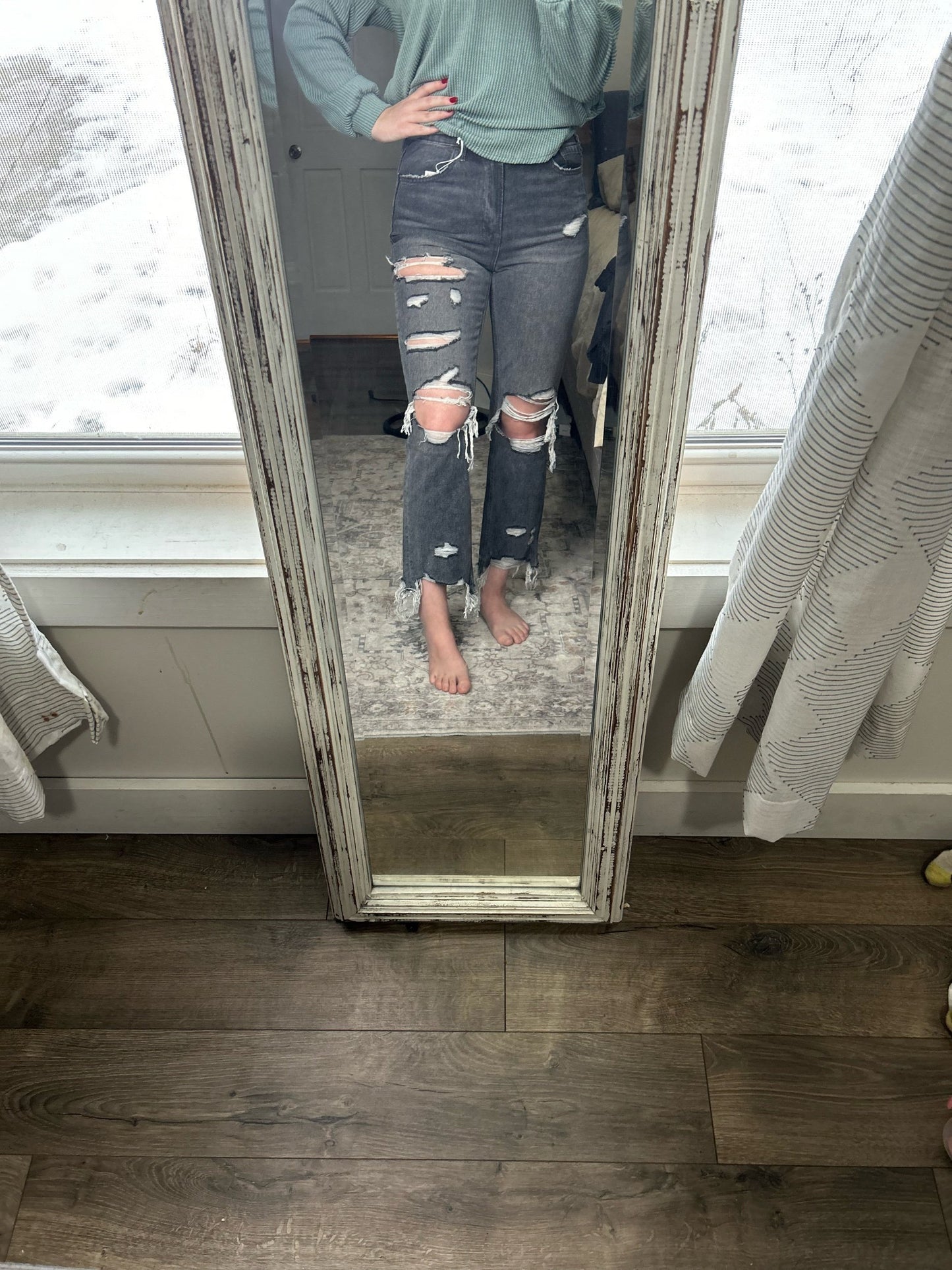 Dusty Grey Jeans