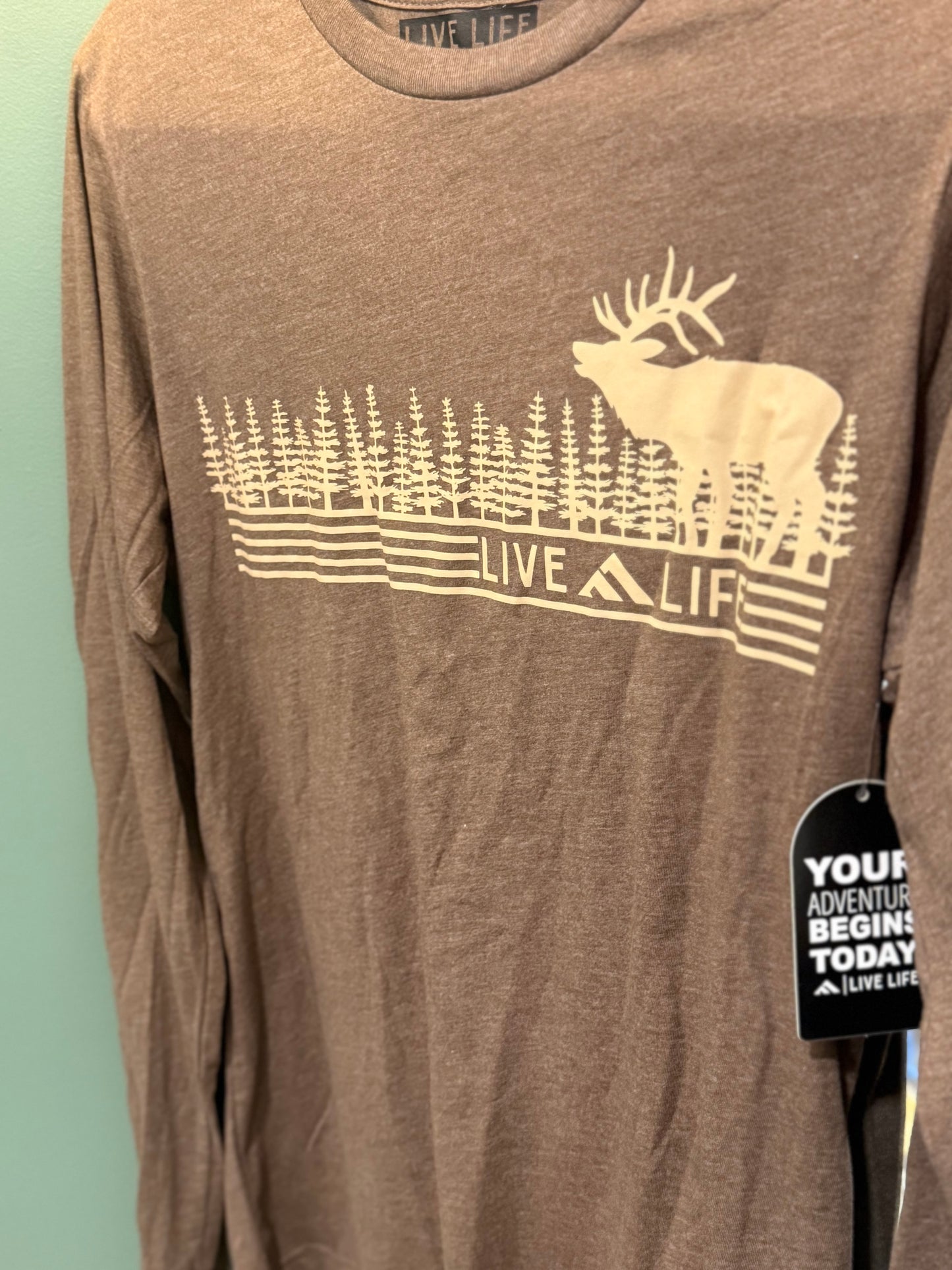 Live Life Mens Long Sleeve