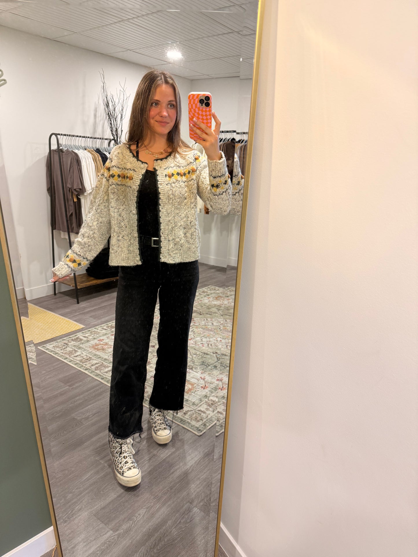 Floral Granny Cardigan