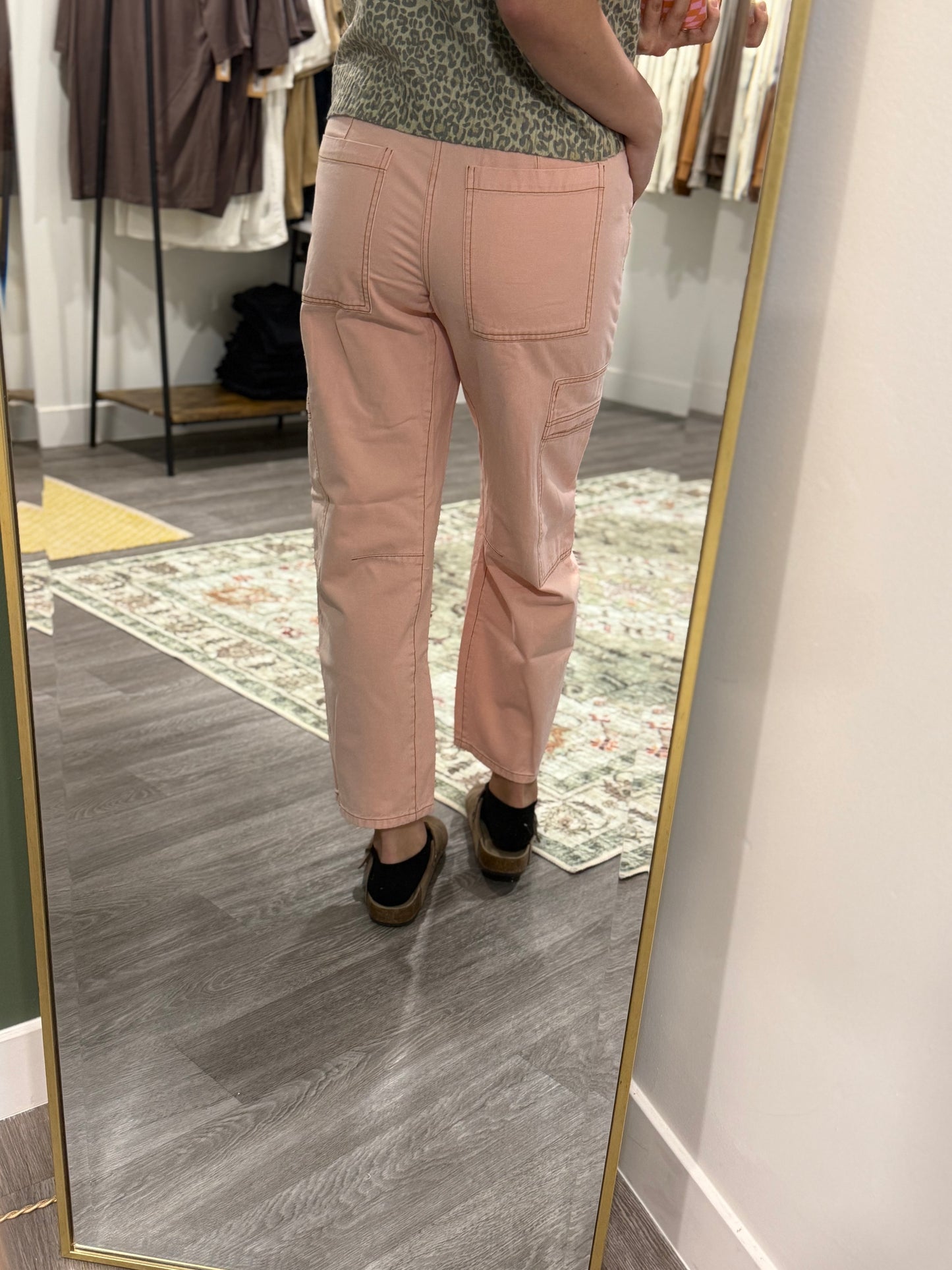 Pink Barrel Pant