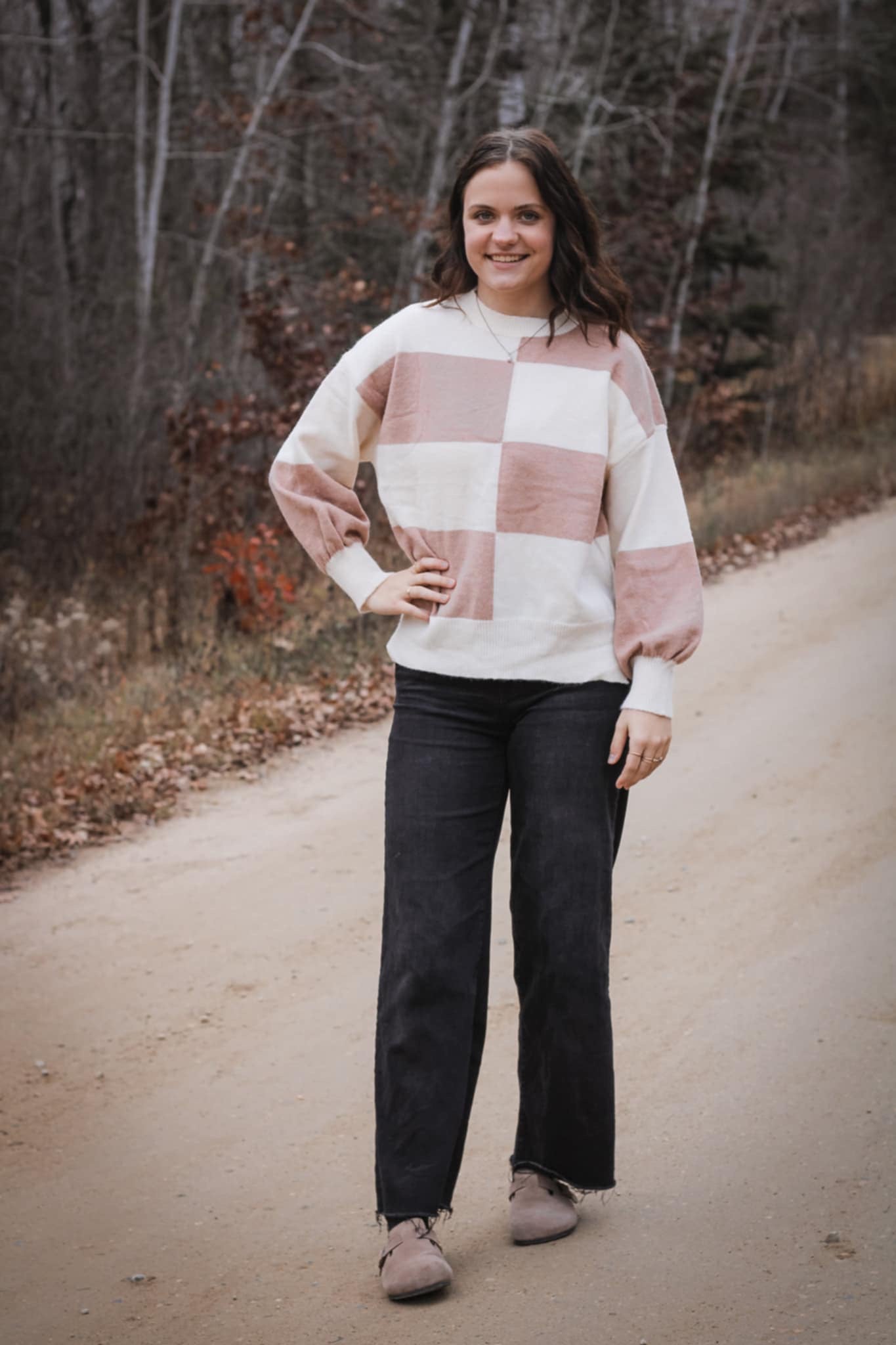 Checkered Sweater