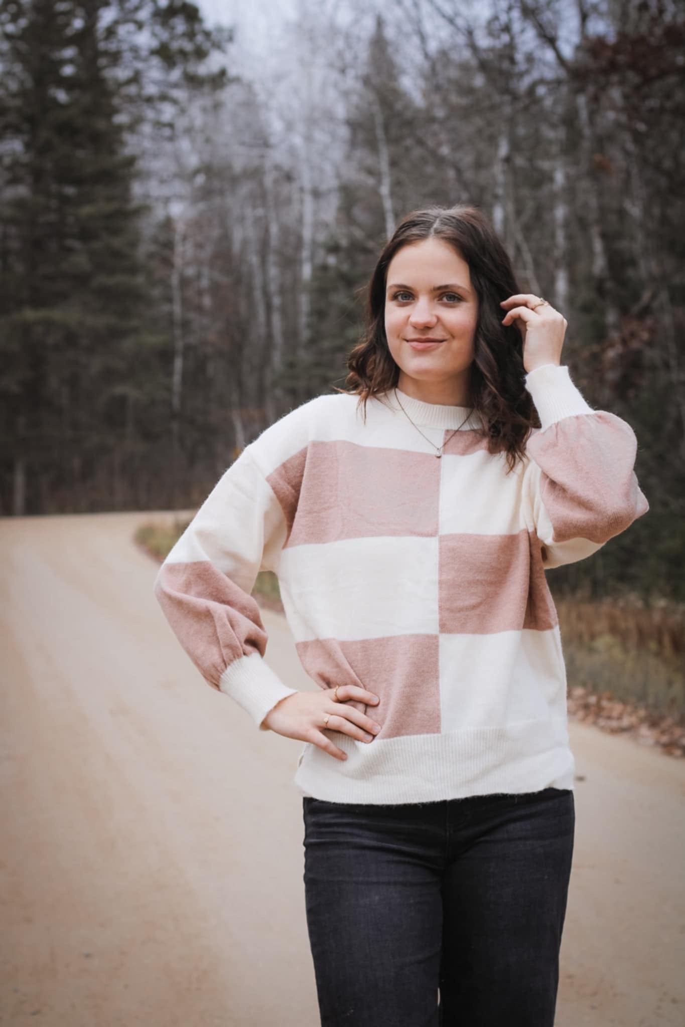 Checkered Sweater