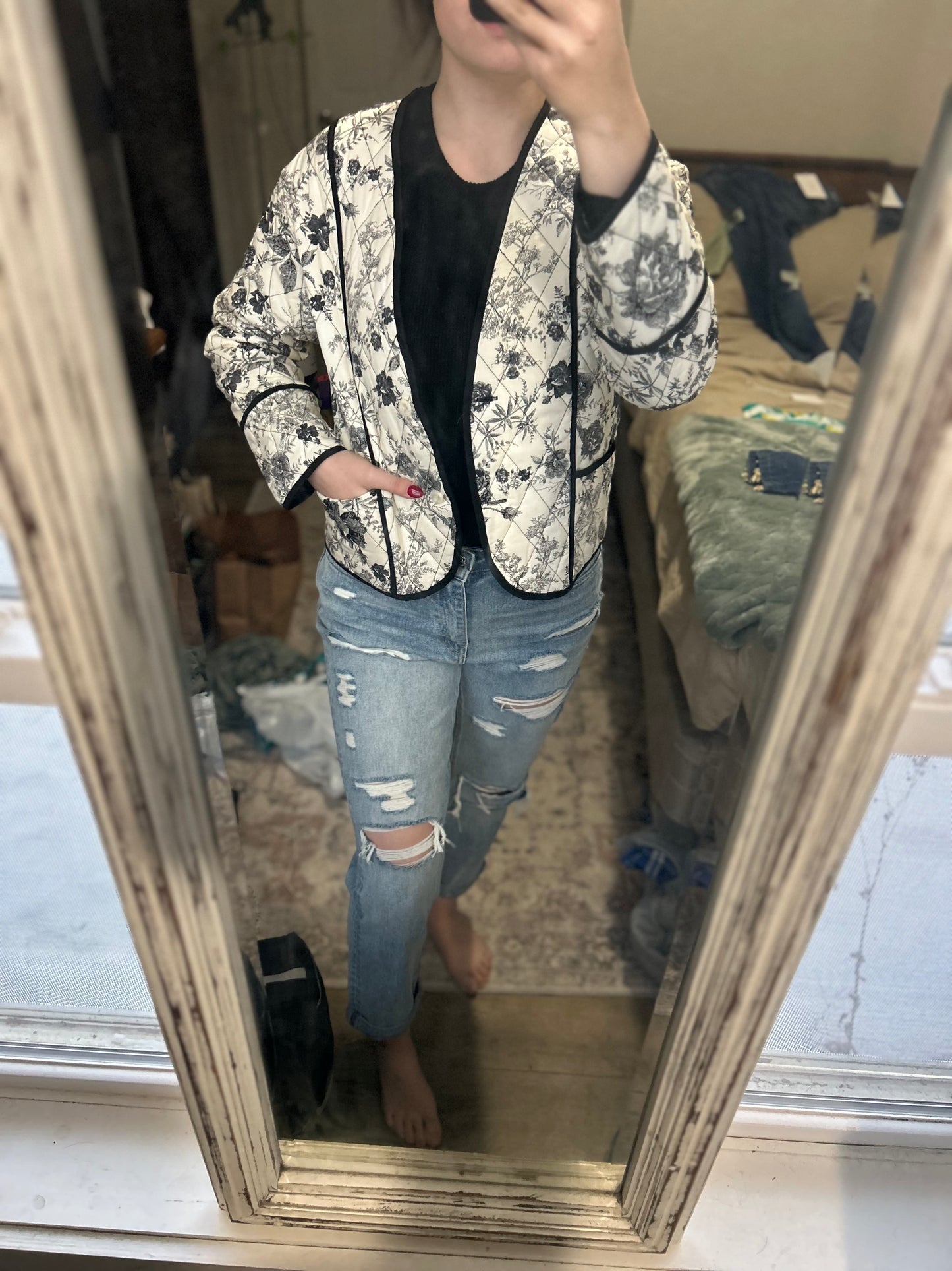 Quilted Flower Jacket