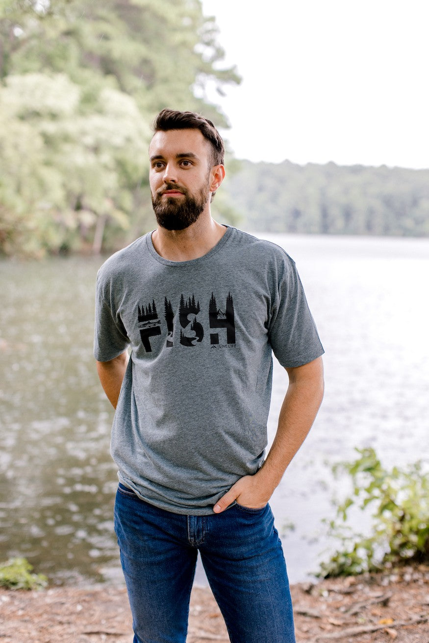 Fish Life Mens Tee