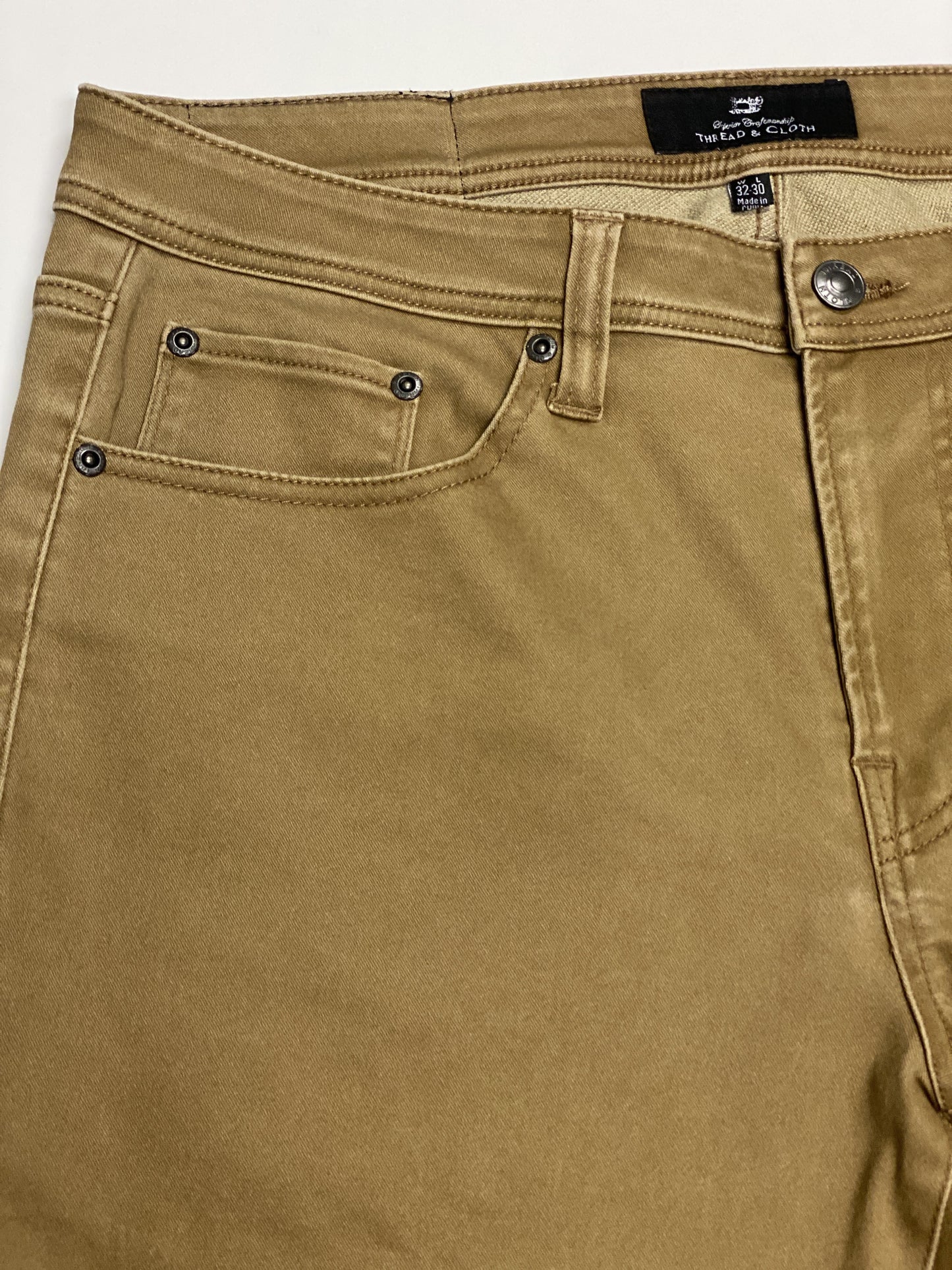 Tobacco Straight Fit Jeans