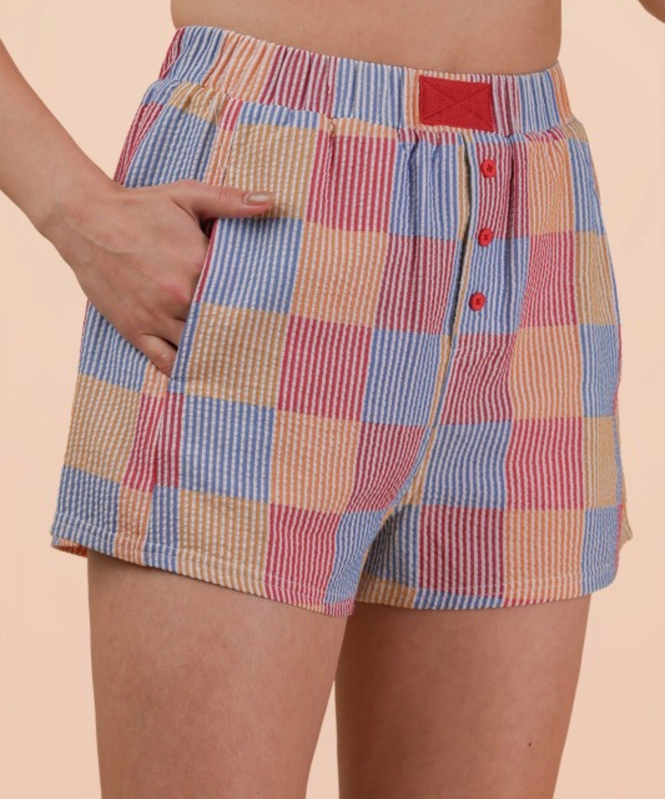 Red Mix Shorts