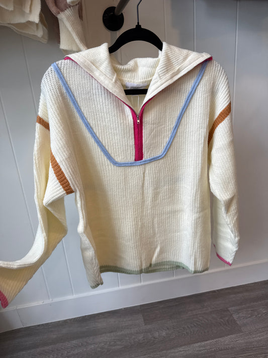 Color Half Zip-Up