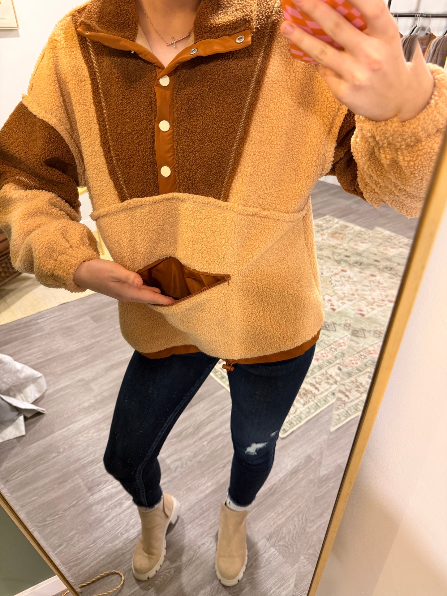 Sherpa Quarter Button Down