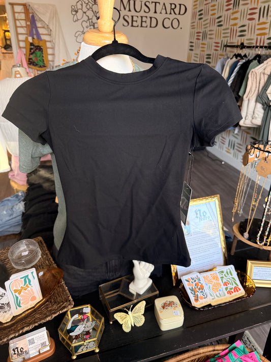 Black Fitted Tee