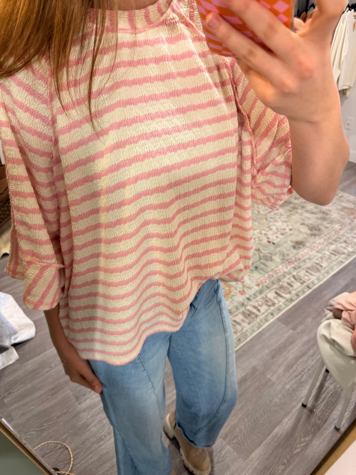 Striped Knit Top
