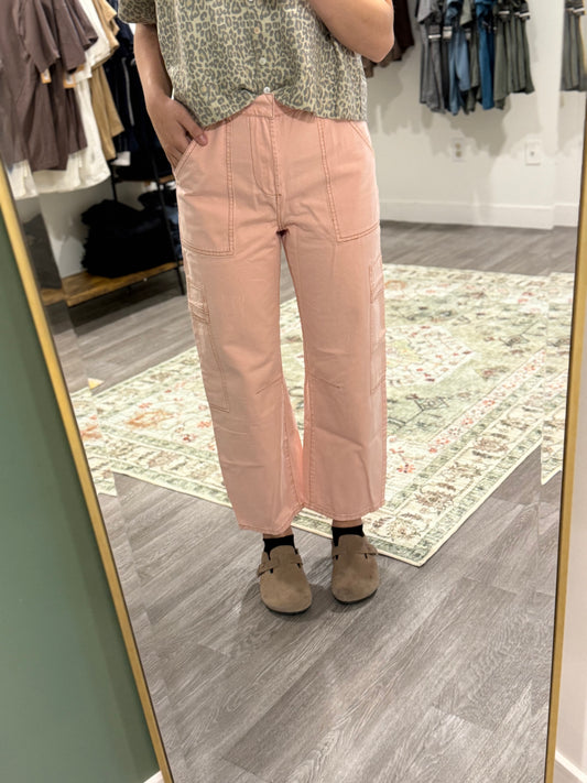 Pink Barrel Pant