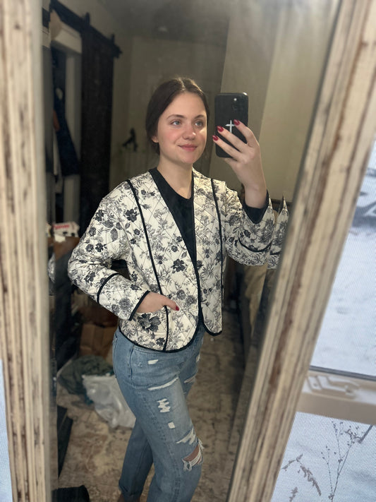 Quilted Flower Jacket
