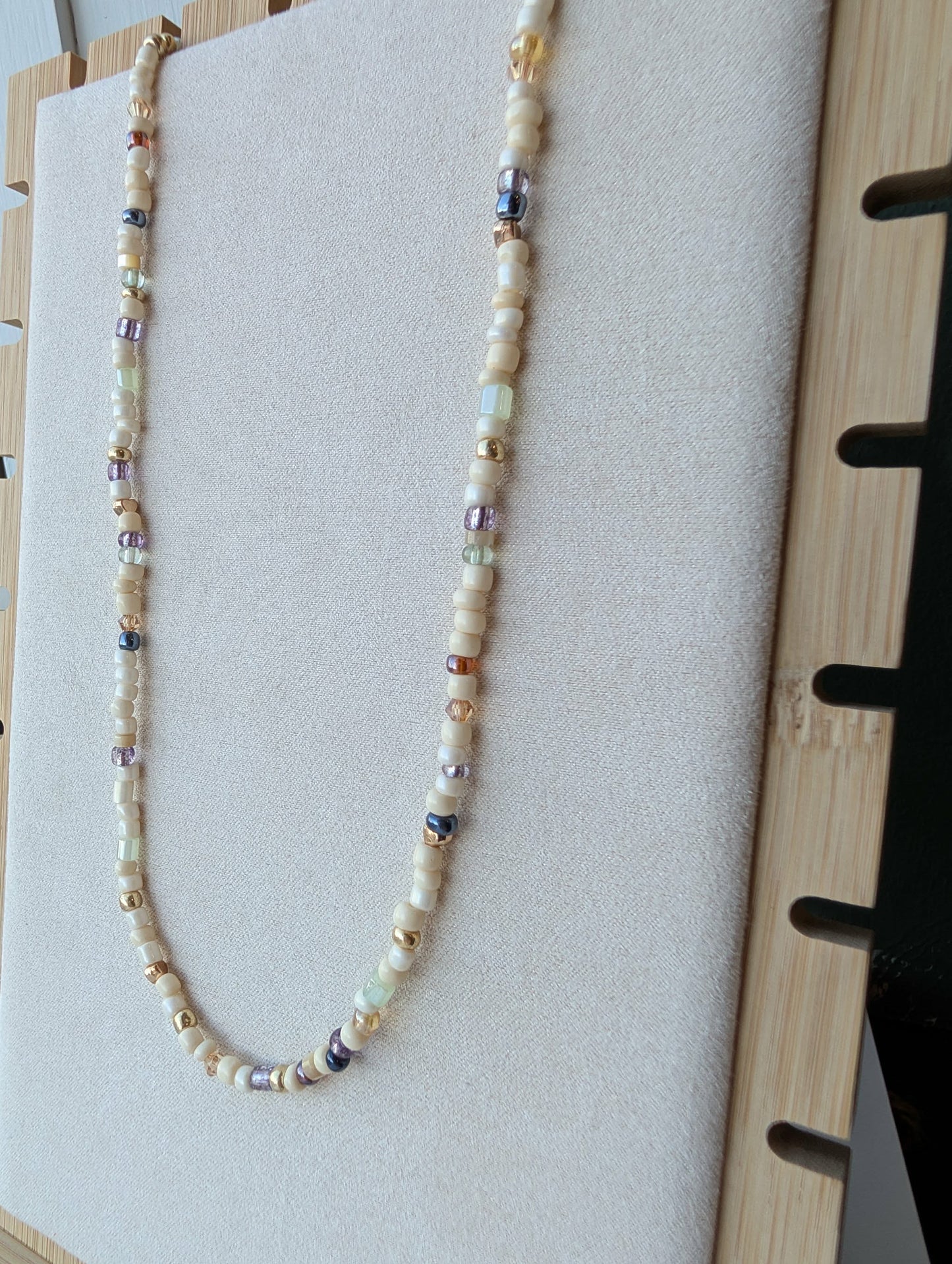 Mixed Cream Beaded #80