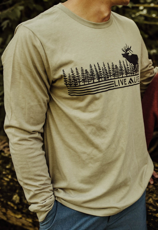 Live Life Long Sleeve Me Tee